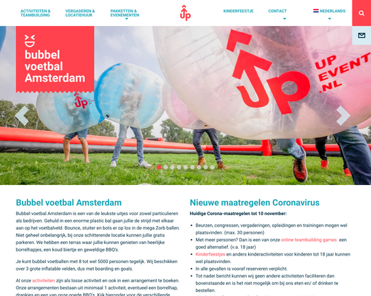 Bubbel Voetbal Amsterdam Logo