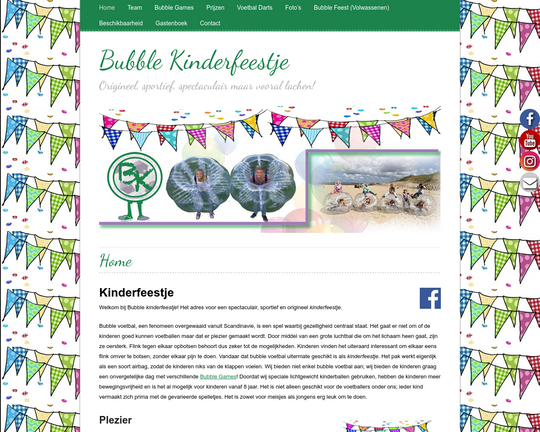 Bubble Kinderfeestje Logo