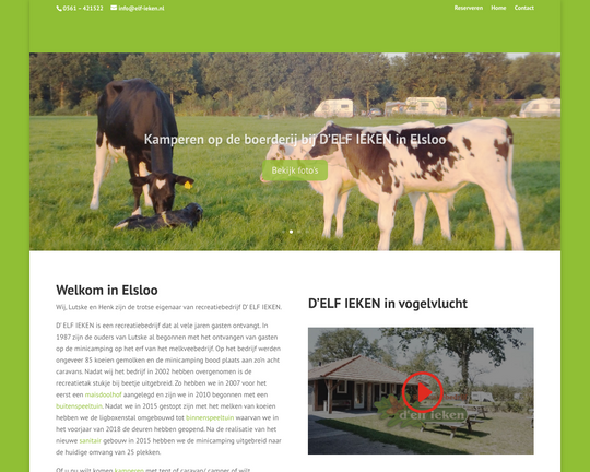 Minicamping Elf Ieken Logo