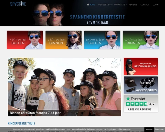 Spyctive Kinderfeestjes Logo