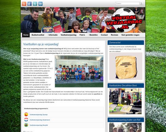 Voetbalverjaardag Logo